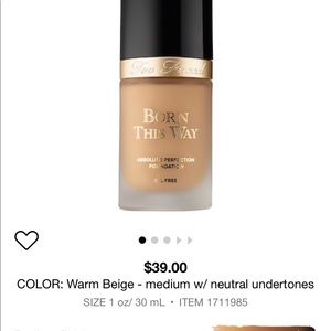 Too faced born this way foundation